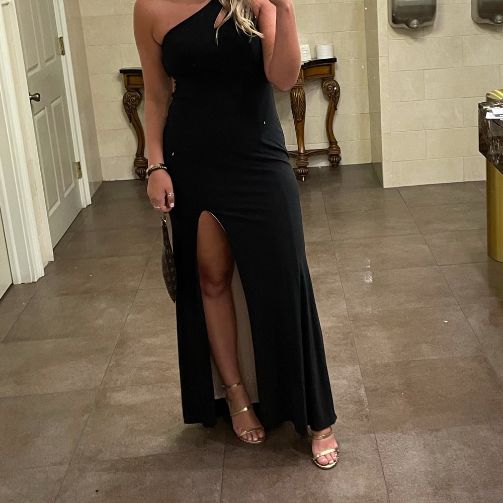 Formal Black Guest Dress